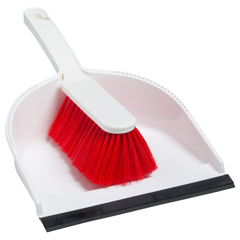 Pelle-balayette hygiène rouge