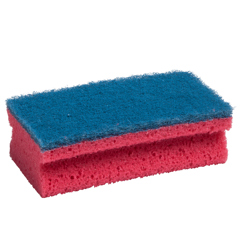 Padschwämme, blau / rot, stark abrasiv