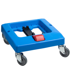 Kunststoff-Fahrgestell mit 4 Lenkrollen