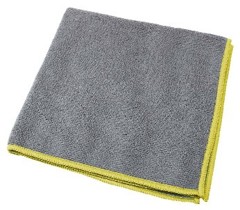 Chiffon microfibres ECO gris/jaune