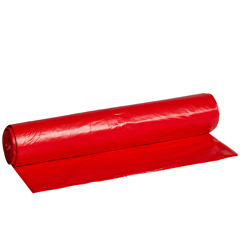 Wäschesäcke aus PE, rot