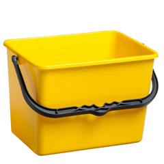 Kunststoffeimer 7 Liter gelb