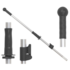 Teleskopstiel mit Kugel & Handgriff
