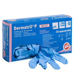 Handschuhe Dermatril P 743 L