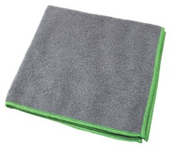 Chiffon microfibres ECO gris/vert