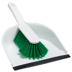 Pelle-balayette hygiène vert