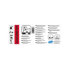 Label sanitaryDes 2GO
