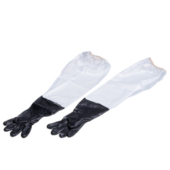 Handschuhe, Vinyl, long, M