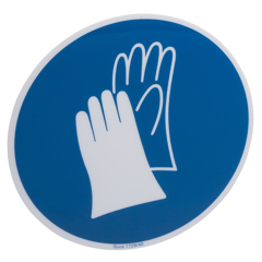 Gebotszeichen «Schutzhandschuhe benutzen»