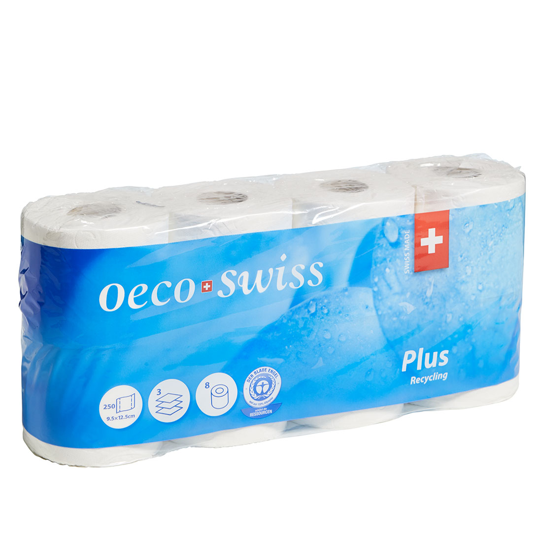 Toilettenpapier, Recycling weiss