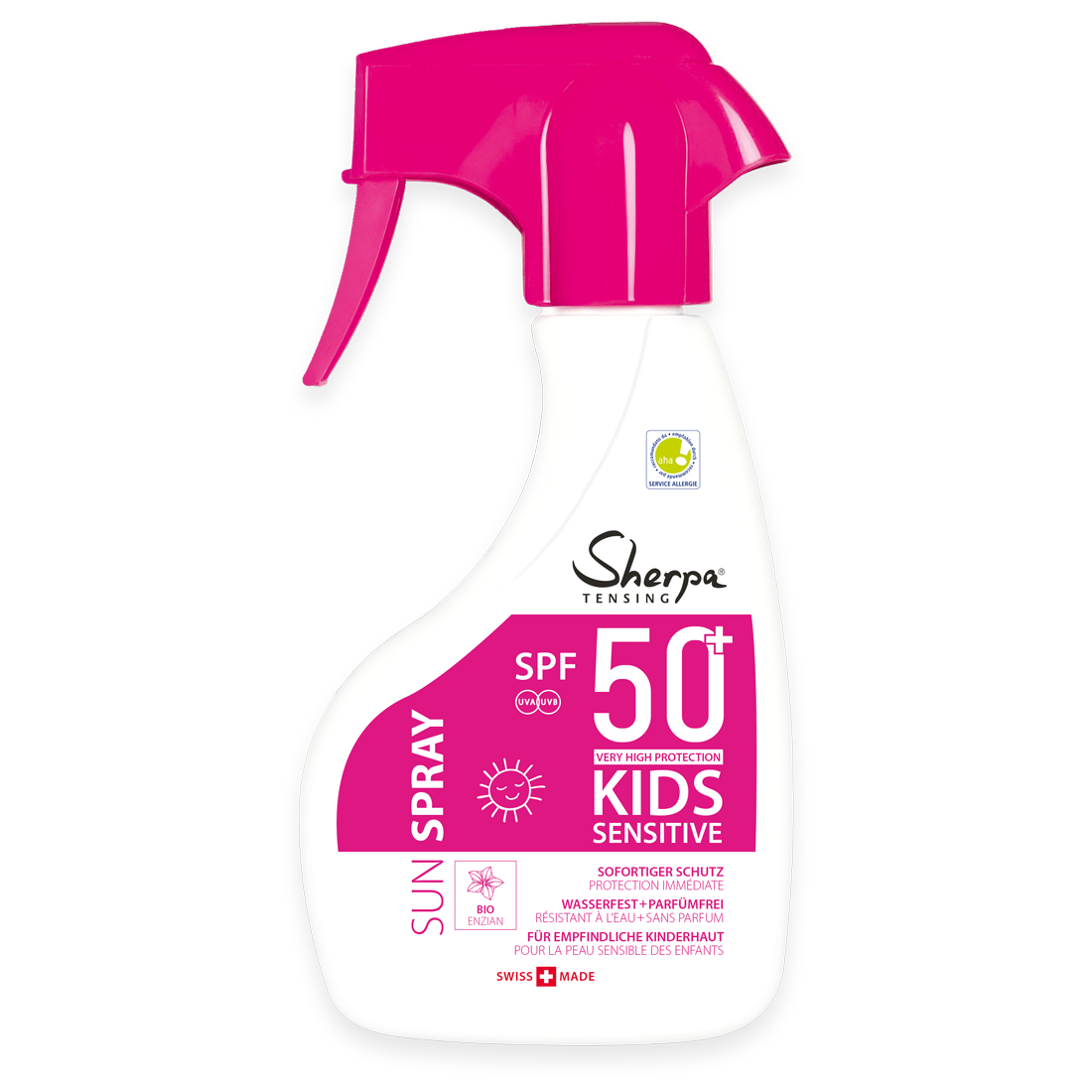 Sherpa Tensing Sonnenspray Kids Sensitive SPF 50+ 250ml