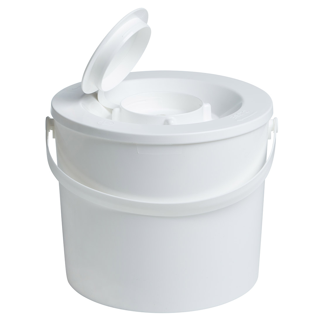 Spendereimer antibakteriell weiss