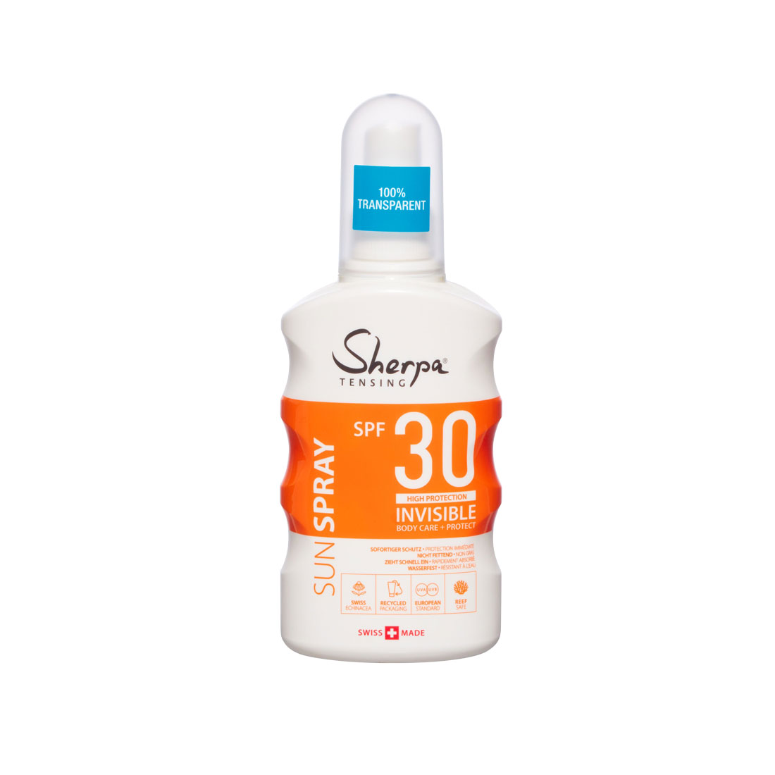 Sherpa Tensing Sun Spray SPF 30 INVISIBLE