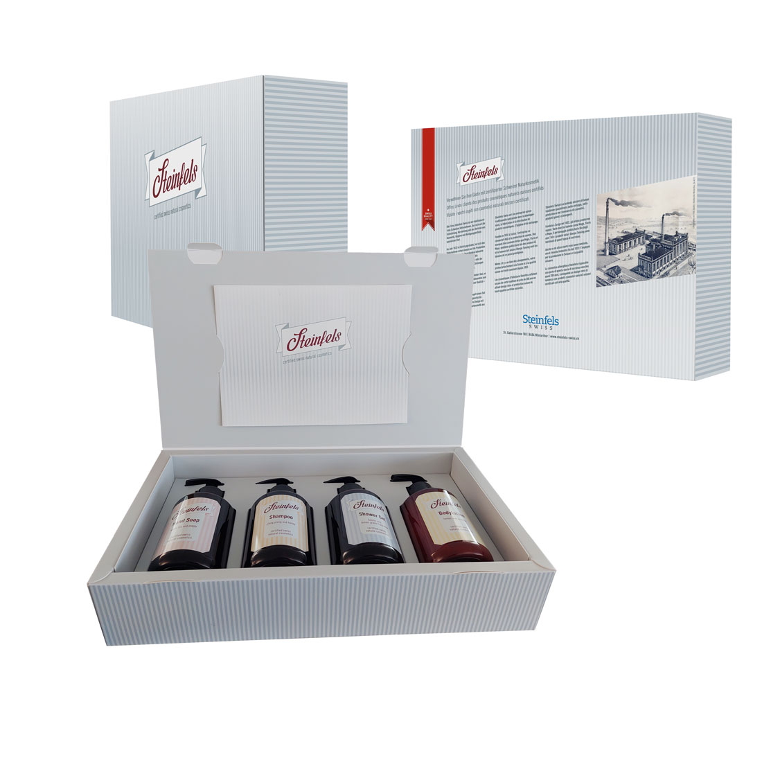 Steinfels Hotelkosmetik Geschenkbox (4er Box), GiveAway