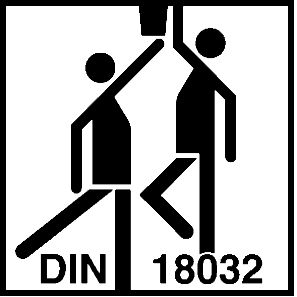 Trittsicher nach DIN 18032